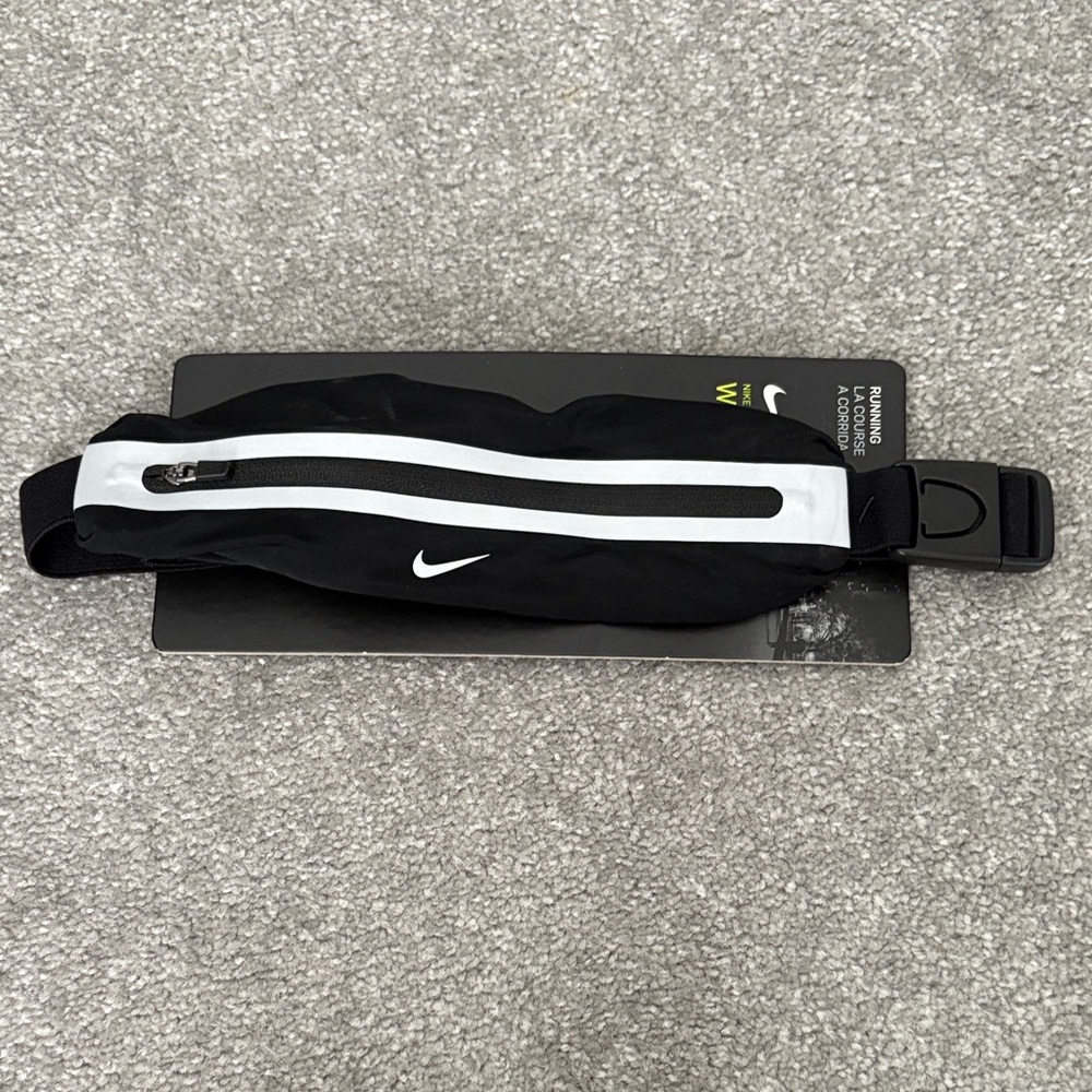 Nike Black and White Running Waistpack